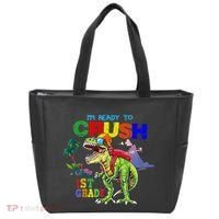I'm Ready To Crush 1st Grade Back to School Dinosaur Tote Bag thumb 0