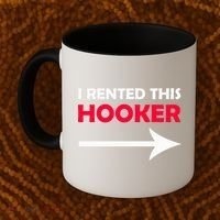 I Rented This Hooker Coffee Mug thumb 2