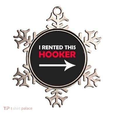 I Rented This Hooker Ornament