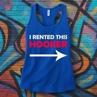 I Rented This Hooker Women's Tank Top thumb 3