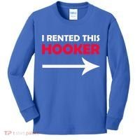 I Rented This Hooker Kids Long Sleeve Shirt thumb 0