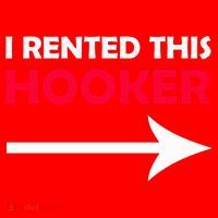 I Rented This Hooker Santa Hat thumb 1