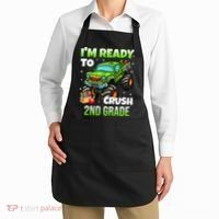 I'm Ready To Crush 2nd Grade Monster Truck Apron thumb 2