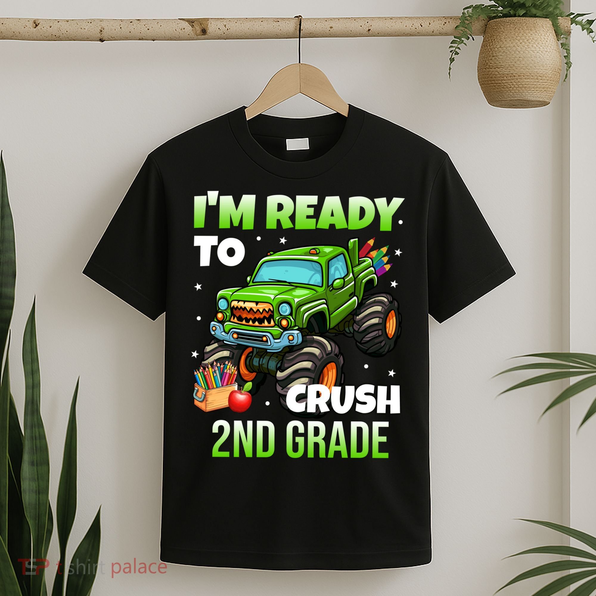 I'm Ready To Crush 2nd Grade Monster Truck T-Shirt