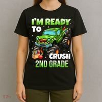 I'm Ready To Crush 2nd Grade Monster Truck T-Shirt thumb 4