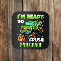 I'm Ready To Crush 2nd Grade Monster Truck Coaster thumb 0