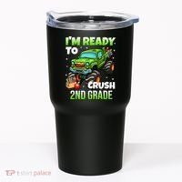 I'm Ready To Crush 2nd Grade Monster Truck Tumbler thumb 0