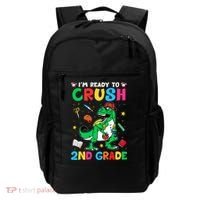 I'm Ready To Crush 2nd Grade Dinosaur Back To School Backpack thumb 0