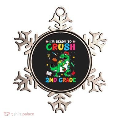 I'm Ready To Crush 2nd Grade Dinosaur Back To School Ornament