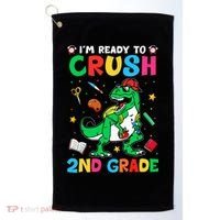 I'm Ready To Crush 2nd Grade Dinosaur Back To School Golf Towel thumb 0