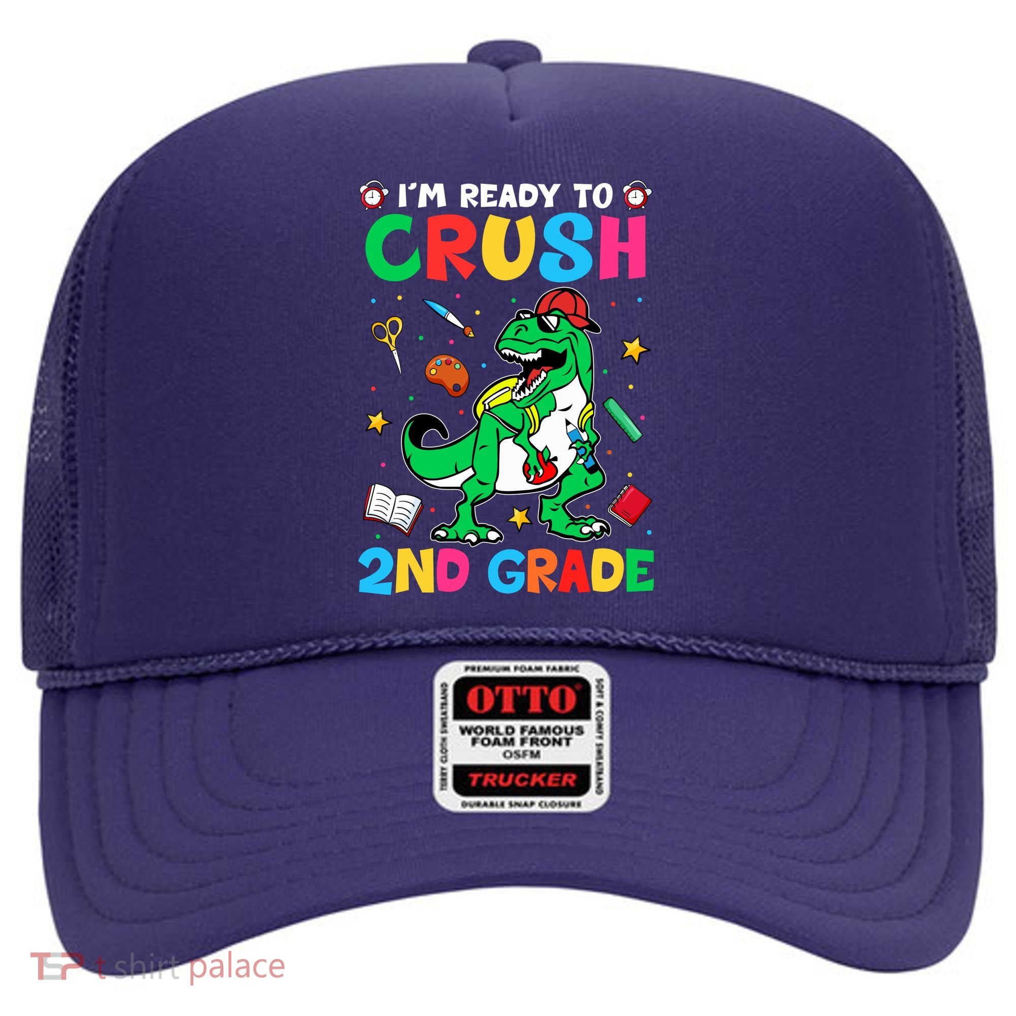 I'm Ready To Crush 2nd Grade Dinosaur Back To School Hat