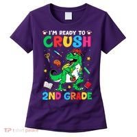 I'm Ready To Crush 2nd Grade Dinosaur Back To School Women's T-Shirt thumb 0