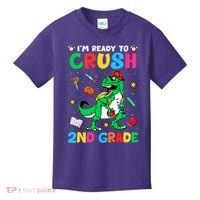 I'm Ready To Crush 2nd Grade Dinosaur Back To School Kids T-Shirt thumb 0