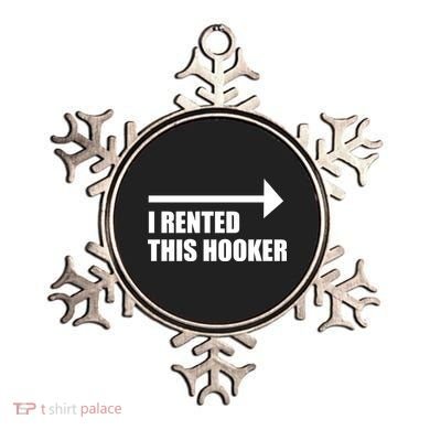 I Rented This Hooker Offensive Funny Saying Ornament