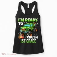 I'm Ready To Crush 1st Grade Monster Truck Women's Tank Top thumb 0