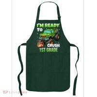 I'm Ready To Crush 1st Grade Monster Truck Apron thumb 0