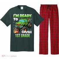 I'm Ready To Crush 1st Grade Monster Truck Pajama Set thumb 0