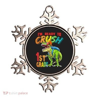 Im Ready To Crush 1St Grade T Rex Dinosaur Back To School Gift Ornament