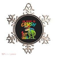 Im Ready To Crush 1St Grade T Rex Dinosaur Back To School Gift Ornament thumb 0