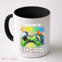 Im Ready To Crush 4th Grade Back To School Video Game Boy Coffee Mug thumb 0