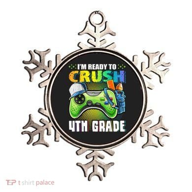 Im Ready To Crush 4th Grade Back To School Video Game Boy Ornament