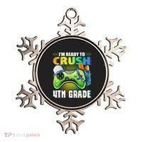 Im Ready To Crush 4th Grade Back To School Video Game Boy Ornament thumb 0