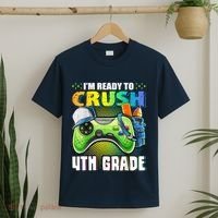 Im Ready To Crush 4th Grade Back To School Video Game Boy T-Shirt thumb 2