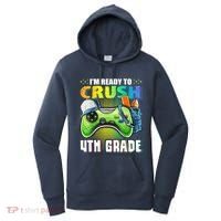Im Ready To Crush 4th Grade Back To School Video Game Boy Women's Hoodie thumb 0
