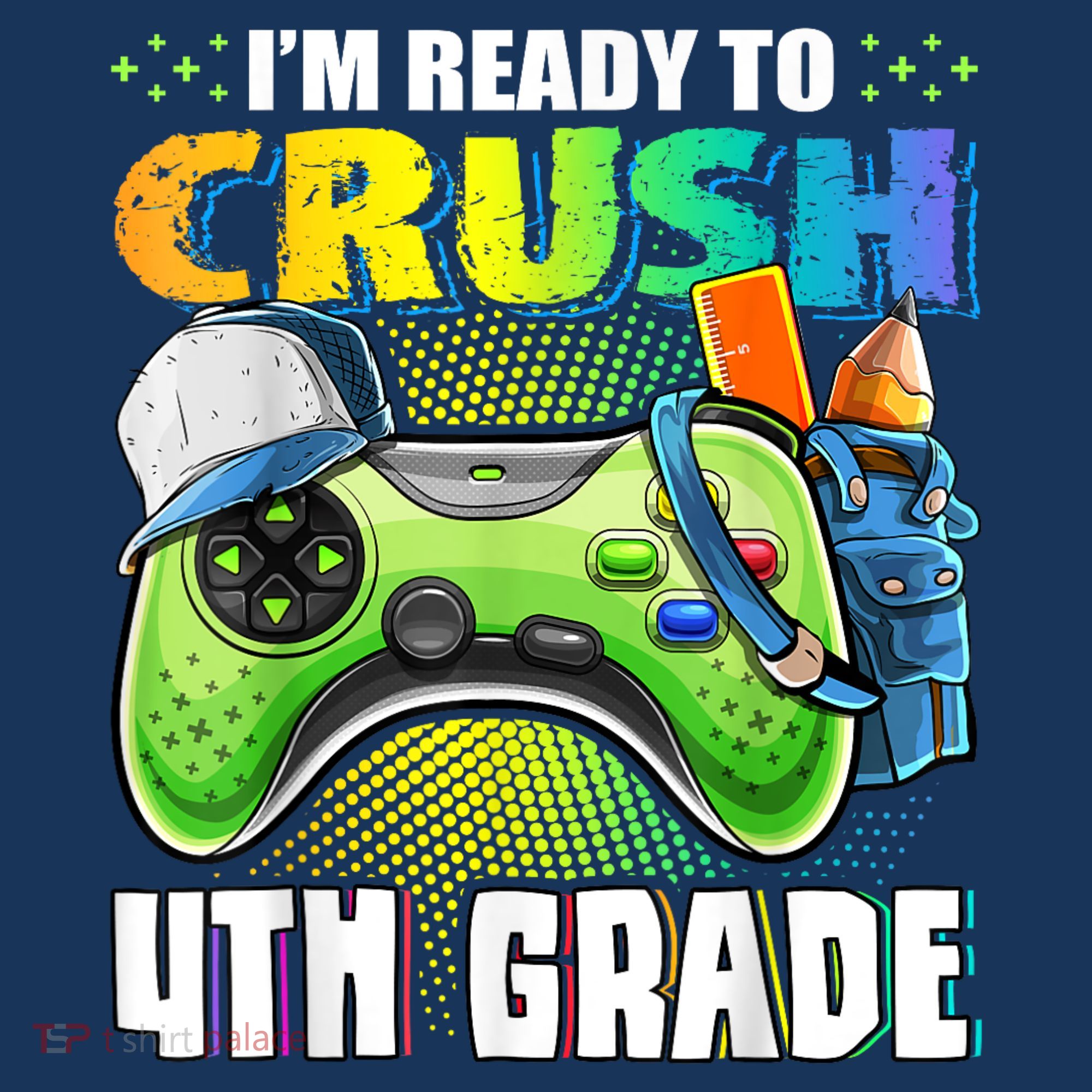 Im Ready To Crush 4th Grade Back To School Video Game Boy Women's Hoodie