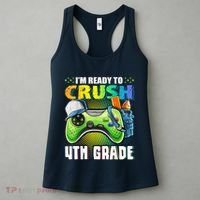 Im Ready To Crush 4th Grade Back To School Video Game Boy Women's Tank Top thumb 3