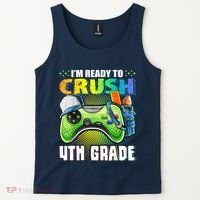 Im Ready To Crush 4th Grade Back To School Video Game Boy Tank Top thumb 2