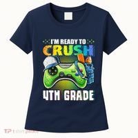 Im Ready To Crush 4th Grade Back To School Video Game Boy Women's T-Shirt thumb 0