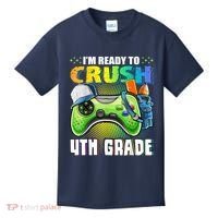 Im Ready To Crush 4th Grade Back To School Video Game Boy Kids T-Shirt thumb 0
