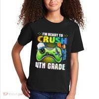 Im Ready To Crush 4th Grade Back To School Video Game Boy Kids T-Shirt thumb 2