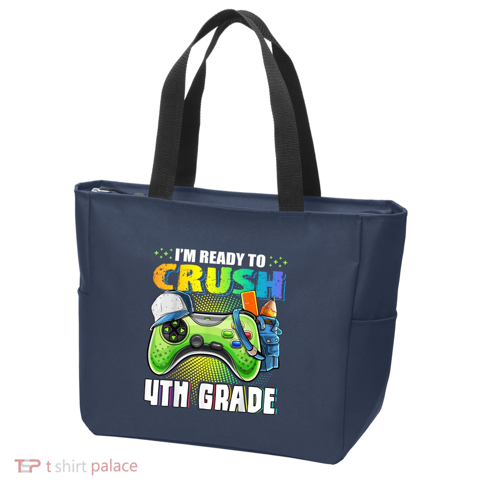 Im Ready To Crush 4th Grade Back To School Video Game Boy Tote Bag