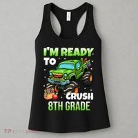 I'm Ready To Crush 8th Grade Monster Truck Women's Tank Top thumb 3