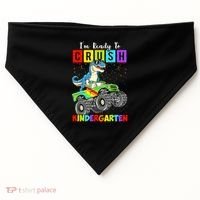 I'm Ready To Crush Kindergarten Dinosaur Back To School USA-Made Doggie Bandana thumb 0