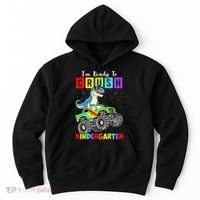 I'm Ready To Crush Kindergarten Dinosaur Back To School Hoodie thumb 0