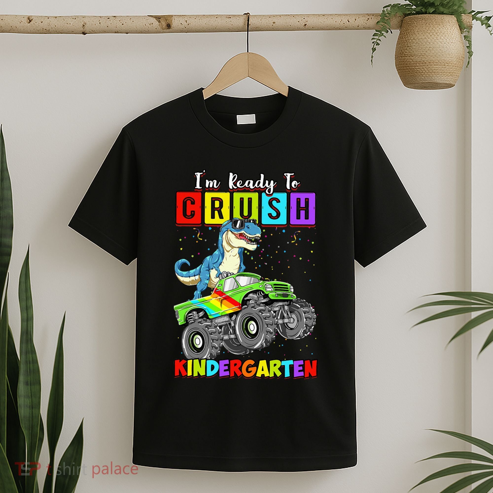I'm Ready To Crush Kindergarten Dinosaur Back To School T-Shirt