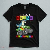 I'm Ready To Crush Kindergarten Dinosaur Back To School T-Shirt thumb 5