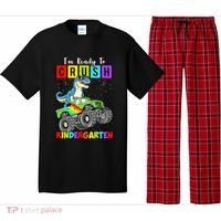 I'm Ready To Crush Kindergarten Dinosaur Back To School Pajama Set thumb 0