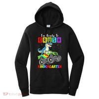I'm Ready To Crush Kindergarten Dinosaur Back To School Women's Hoodie thumb 0