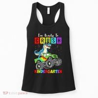 I'm Ready To Crush Kindergarten Dinosaur Back To School Women's Tank Top thumb 0