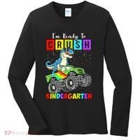 I'm Ready To Crush Kindergarten Dinosaur Back To School Women's Long Sleeve Shirt thumb 0
