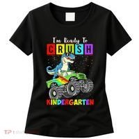 I'm Ready To Crush Kindergarten Dinosaur Back To School Women's T-Shirt thumb 0