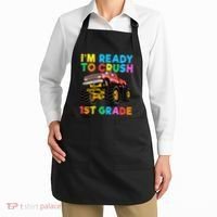 Im Ready To Crush 1st Grade First Day Monster Truck Apron thumb 2
