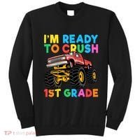 Im Ready To Crush 1st Grade First Day Monster Truck Sweatshirt thumb 0