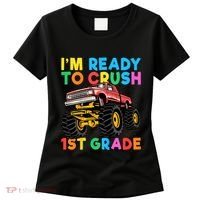 Im Ready To Crush 1st Grade First Day Monster Truck Women's T-Shirt thumb 0