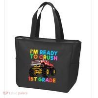 Im Ready To Crush 1st Grade First Day Monster Truck Tote Bag thumb 3