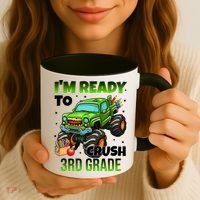 I'm Ready To Crush 3rd Grade Monster Truck Coffee Mug thumb 3